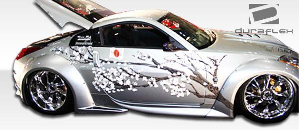2003-2008 Nissan 350Z Duraflex Vader 3 Side Skirts