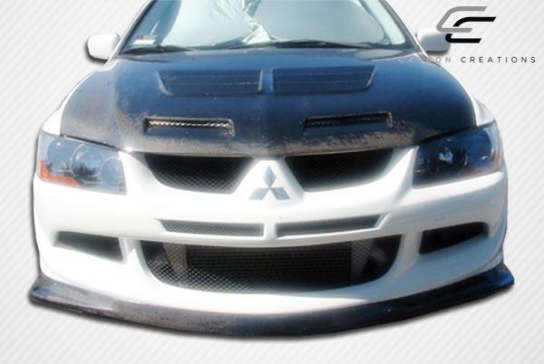 2003-2005 Mitsubishi Evolution Carbon Creations Demon Carbon Fiber Front Lip