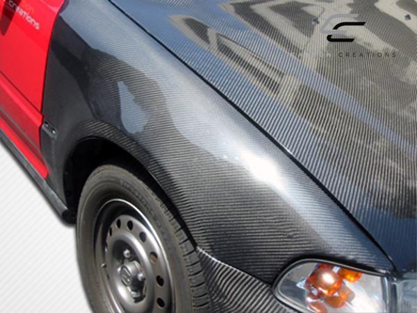 1992-1995 Honda Civic Carbon Creations OEM Look Carbon Fiber Fender