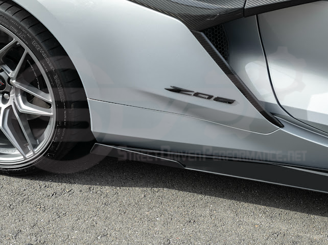 2023-UP CHEVROLET CORVETTE C8 Z06 & E-RAY | SDP PERFORMANCE TRACK STYLE SIDE SKIRTS ROCKER PANEL GROUND EFFECTS