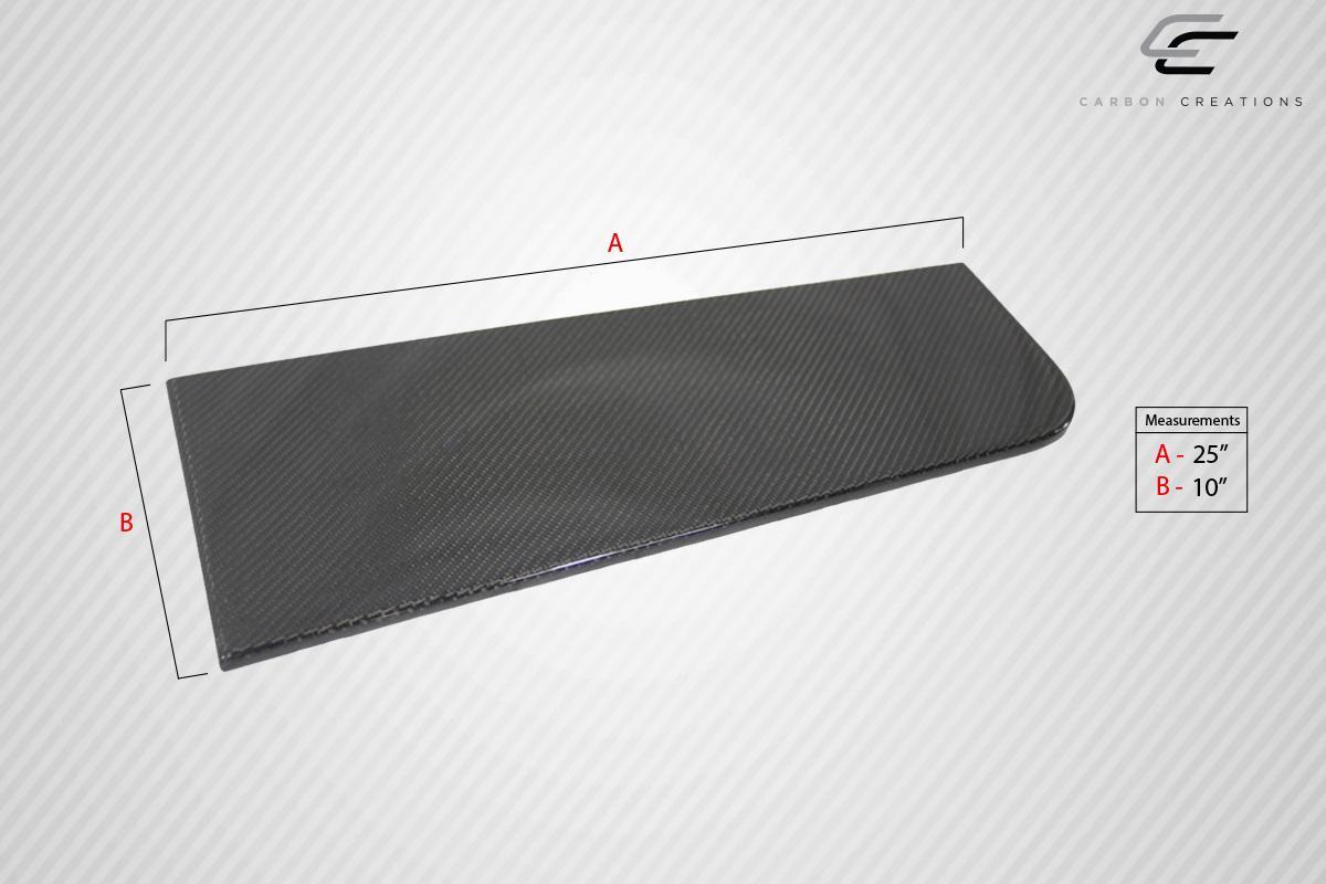 Universal Carbon Creations Rear Splitters - 2 Piece