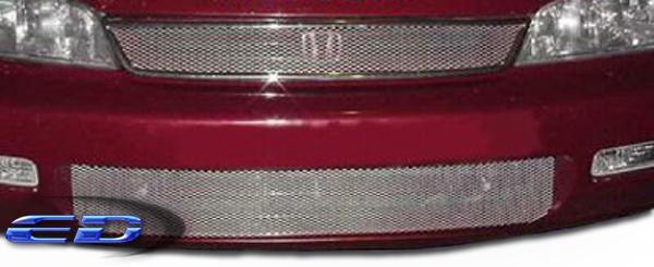 Diamond Cut Mesh Grille (silver) - 2 Piece