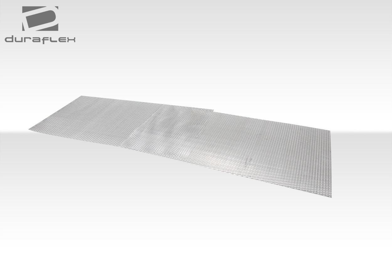 Diamond Cut Mesh Grille (silver) - 2 Piece