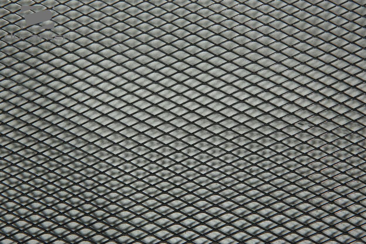 Diamond Cut Mesh Grille (silver) - 2 Piece