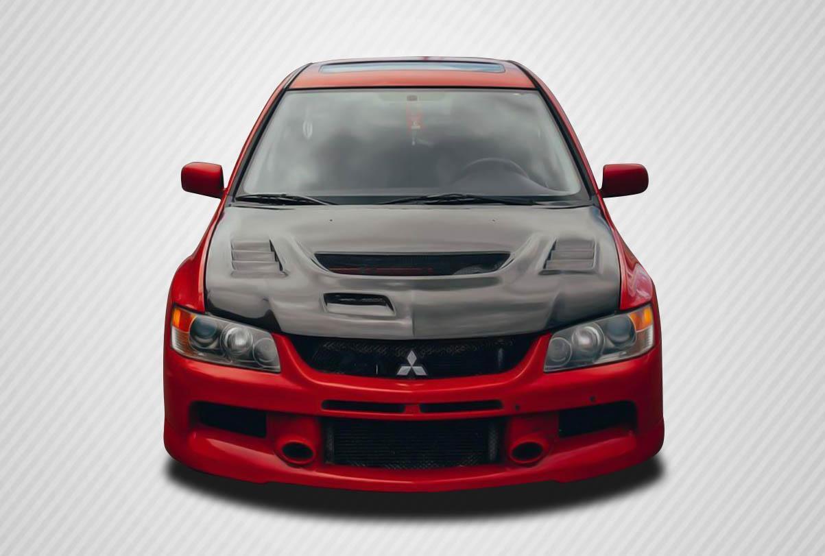 2003-2006 Mitsubishi Evolution Carbon Creations C-1 Carbon Fiber Hood