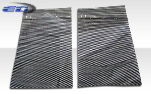 Diamond Cut Mesh Grille (black) - 2 Piece