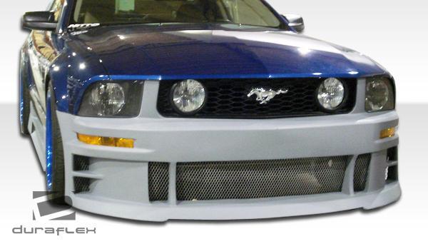 Duraflex GT Concept front bumper for 2005-2009 Ford Mustang, showcasing aerodynamic design and sleek styling.