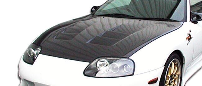 1993-1998 Toyota Supra Carbon Creations TS-1 Carbon Fiber Hood
