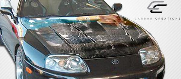 1993-1998 Toyota Supra Carbon Creations TS-1 Carbon Fiber Hood