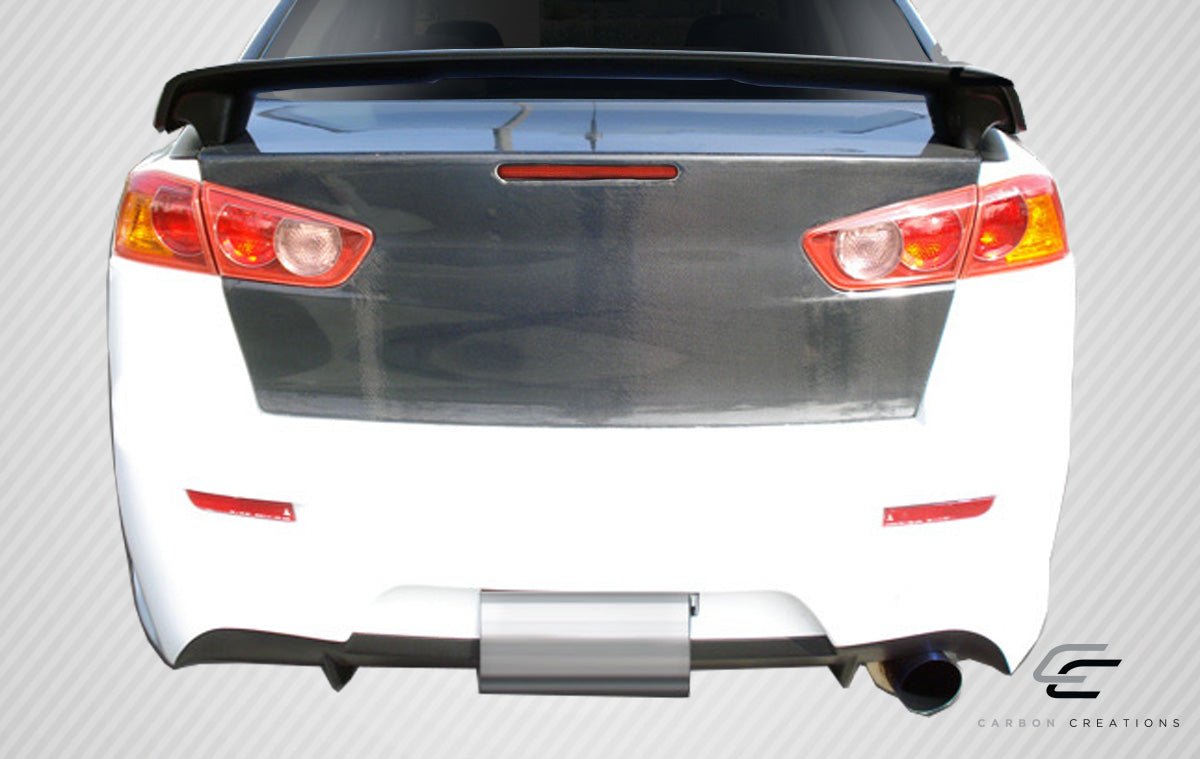 2008-2017 Mitsubishi Lancer Carbon Creations OEM Look Carbon Fiber Trunk