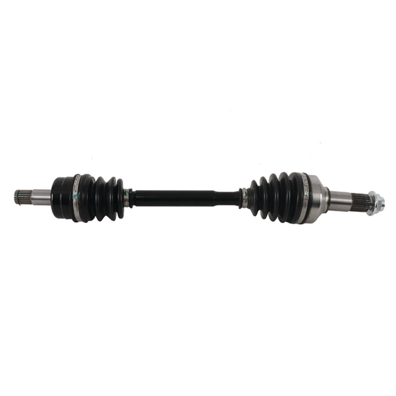 All Balls Racing boxed axle with control arm for motorcycle, featuring durable metal construction and precise fit.