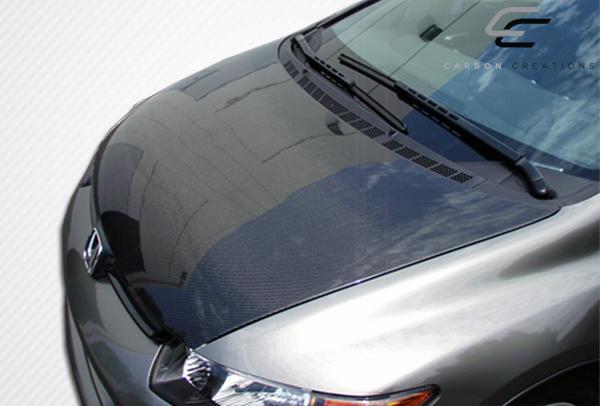 2006-2011 Honda Civic Carbon Creations OEM Look Carbon Fiber Hood