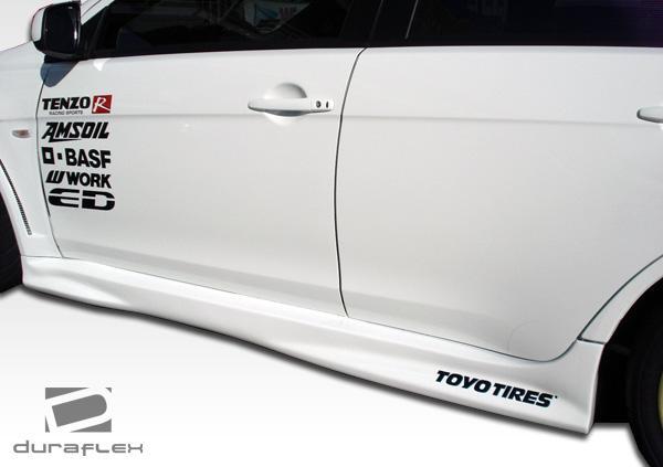 2008-2015 Mitsubishi Evolution Duraflex GT Concept Side Skirts