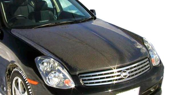 2003-2004 Infiniti G Sedan Carbon Creations OEM Look Carbon Fiber Hood