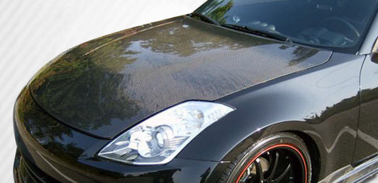 2007-2008 Nissan 350Z Carbon Creations OEM Look Carbon Fiber Hood