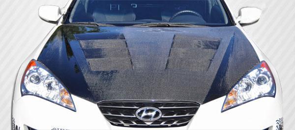 2010-2012 Hyundai Genesis Carbon Creations Circuit Carbon Fiber Hood