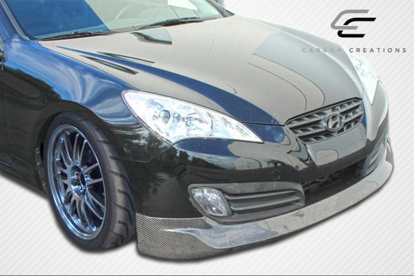 2010-2012 Hyundai Genesis Carbon Creations MS-R Carbon Fiber Front Lip