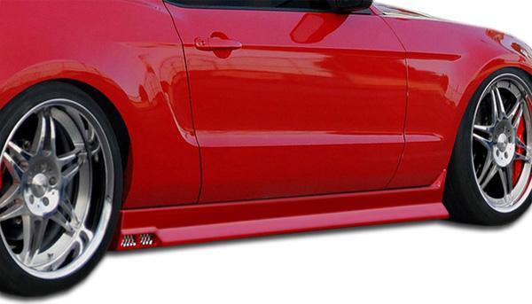 2005-2014 Ford Mustang Duraflex Racer 3 Side Skirts