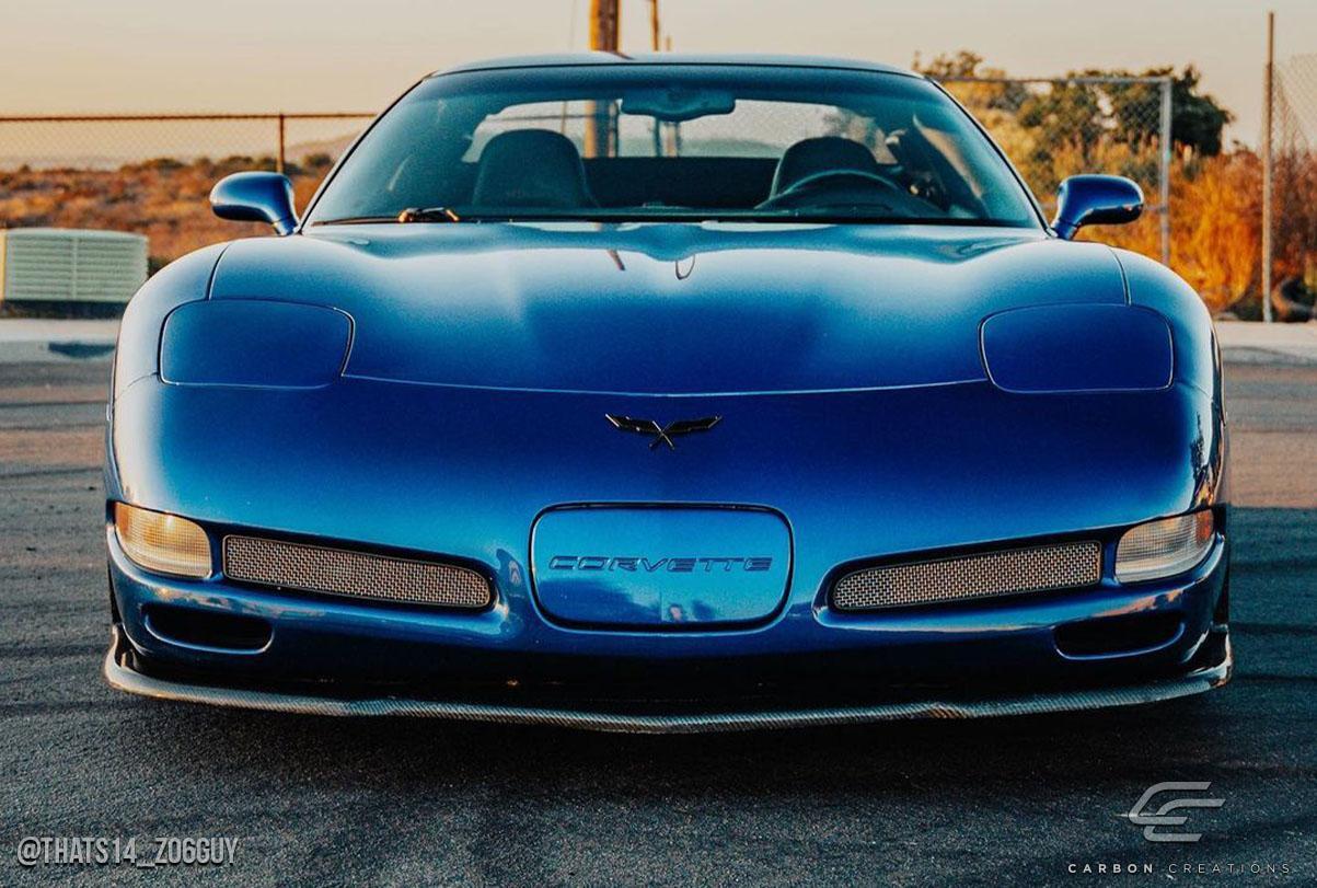 1997-2004 Chevrolet Corvette Carbon Creations C5R Carbon Fiber Front Lip