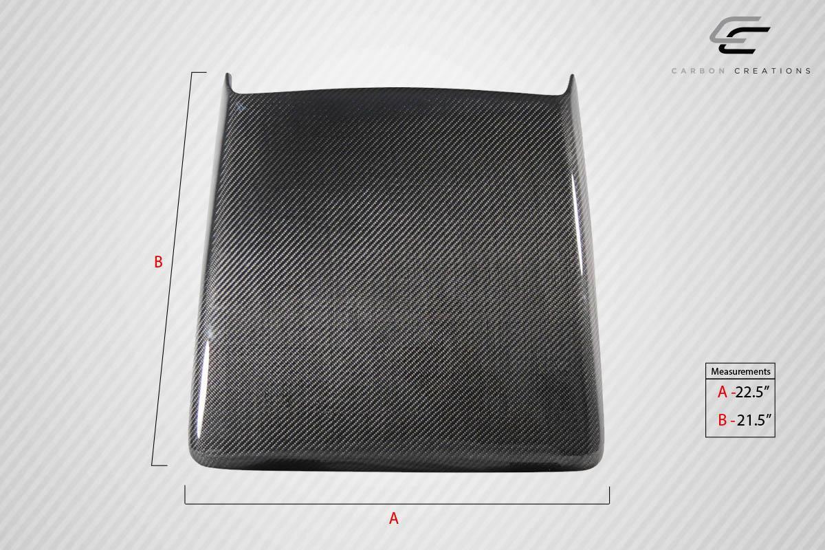 Universal Carbon Creations Ram Air Scoop 1 - 1 Piece