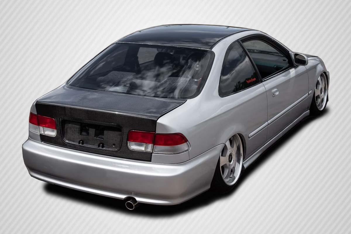 1996-2000 Honda Civic Carbon Creations OEM Look Carbon Fiber Trunk