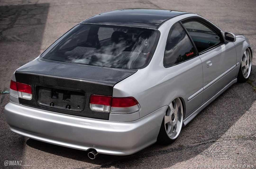 1996-2000 Honda Civic Carbon Creations OEM Look Carbon Fiber Trunk