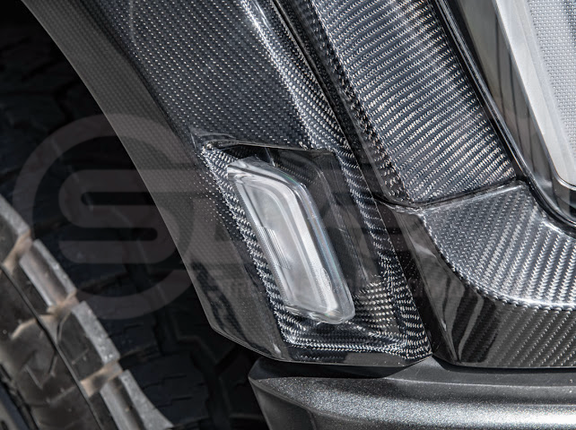 2021-UP F-150 RAPTOR | FACTORY STYLE CARBON FIBER SIDE FENDERS & VENTS REPLACEMENT