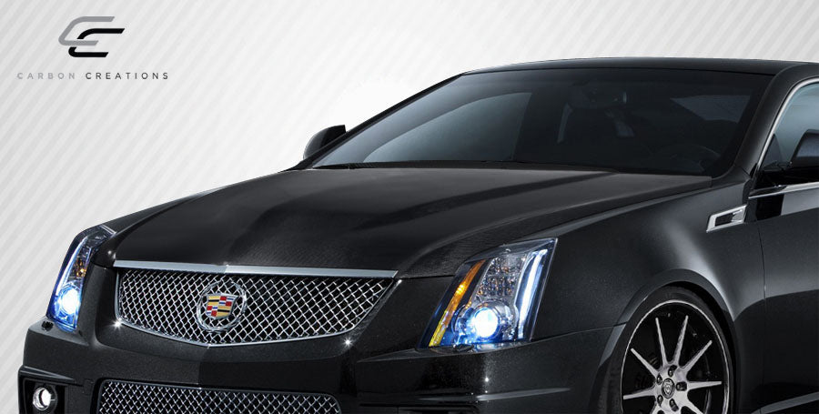 2009-2014 Cadillac CTS-V Carbon Creations OEM Look Hood - 1 Piece