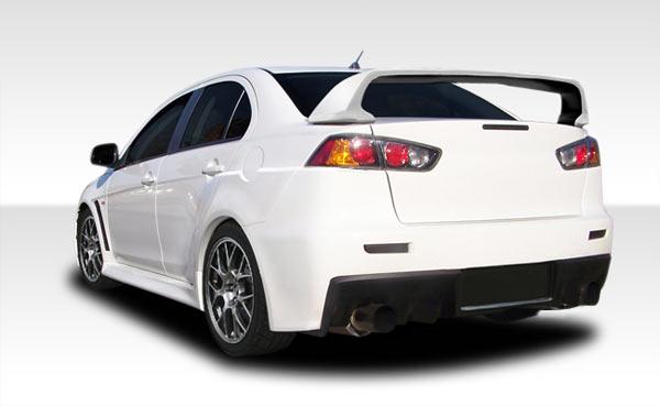 2008-2017 Mitsubishi Lancer Duraflex Evo X Look Rear Bumper
