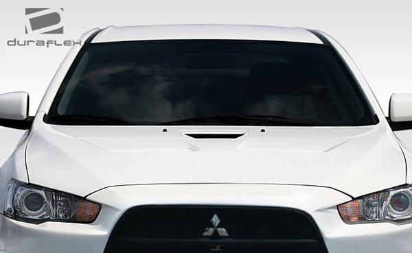 2008-2017 Mitsubishi Lancer Duraflex Evo X Look Hood