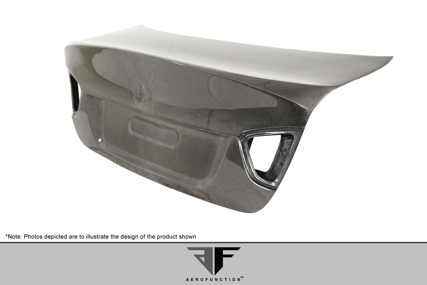2006-2008 BMW 3 Series E90 4DR Carbon AF-1 Trunk Lid ( CFP ) - 1 Piece