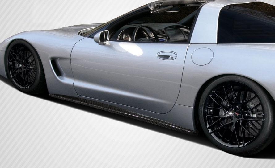 1997-2004 Chevrolet Corvette Carbon Creations AC Edition Carbon Fiber Side Skirts