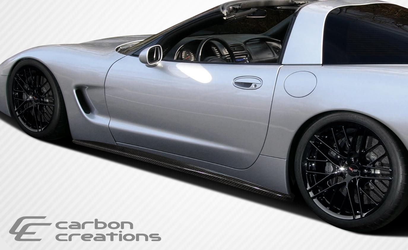 1997-2004 Chevrolet Corvette Carbon Creations AC Edition Carbon Fiber Side Skirts