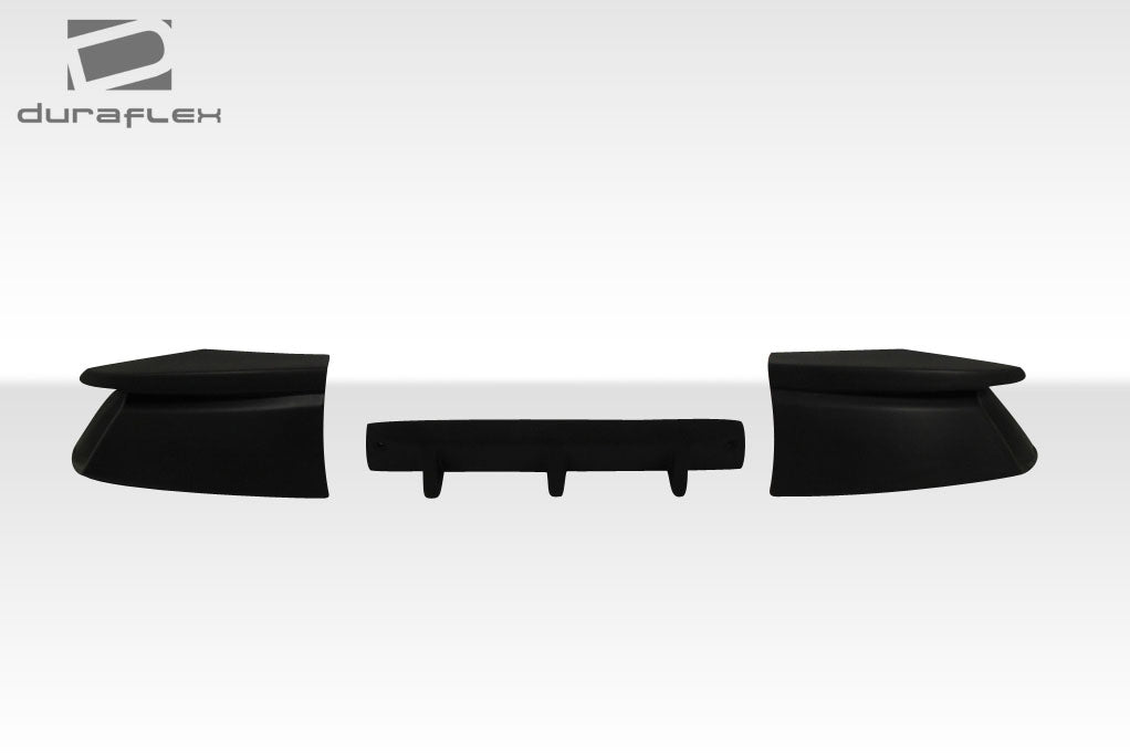 2010-2016 Hyundai Genesis Coupe 2DR Duraflex TP-R Rear Lip Under Spoiler Air Dam with Rear Diffuser - 3 Piece