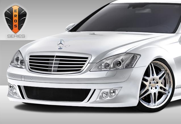 2007-2009 Mercedes S Class Duraflex Eros Version 1 Front Bumper