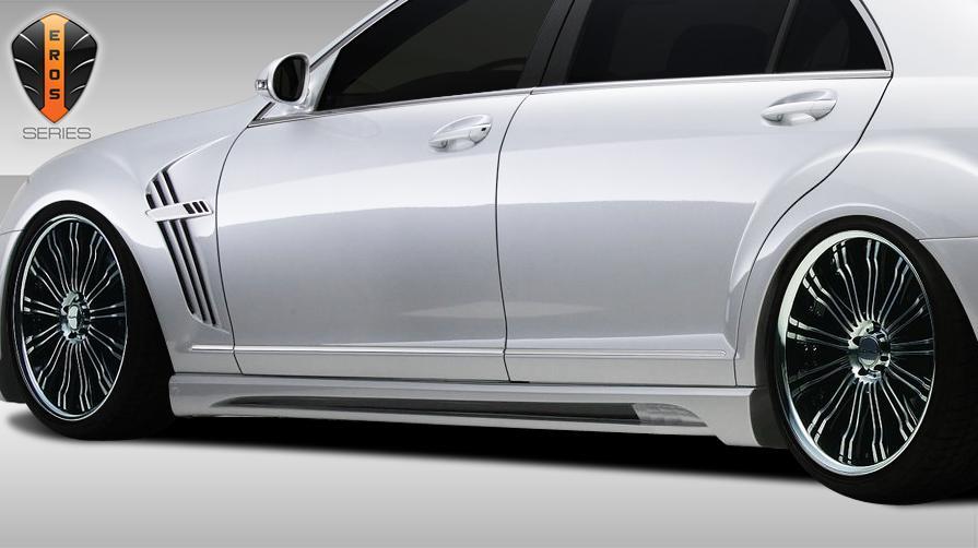 2007-2013 Mercedes S Class Duraflex Eros Version 2 Side Skirts