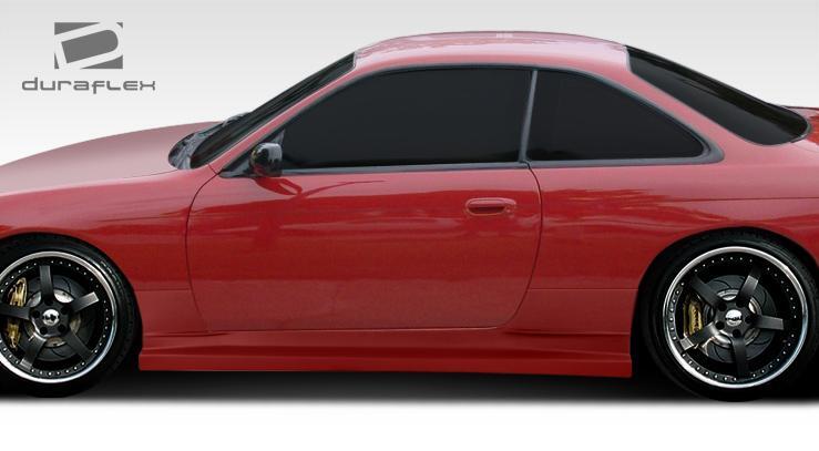 1995-1998 Nissan 240SX Duraflex WX-9 Side Skirts