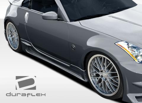 2003-2008 Nissan 350Z Duraflex J-Spec Side Skirts