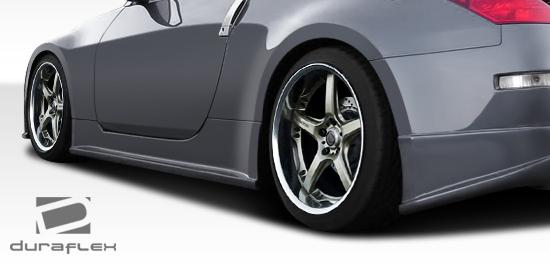 2003-2008 Nissan 350Z Duraflex J-Spec 2 Side Skirts