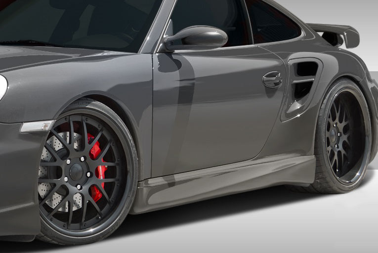 2005-2012 Porsche 997 Duraflex Eros Version 1 Side Skirts