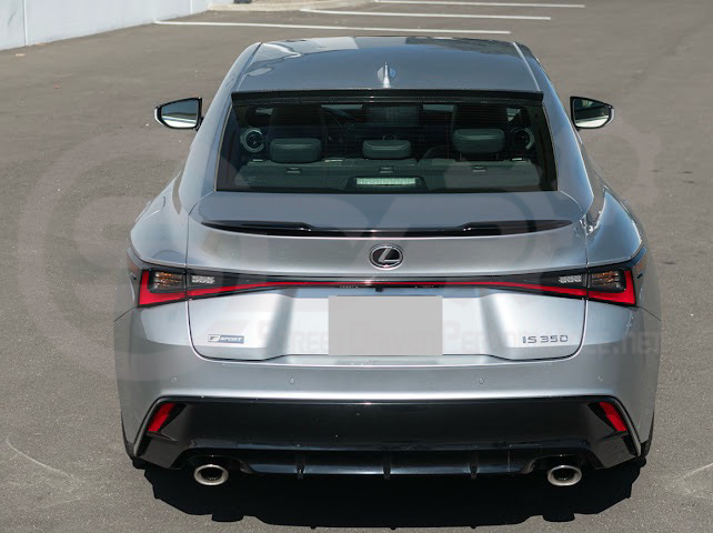 2021-UP LEXUS IS300 & IS350 | JDM PERFORMANCE STYLE CARBON FIBER ADD ON REAR ROOF TOP WINDOW SPOILER WING