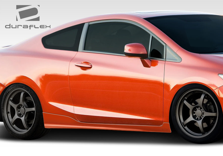 2012-2015 Honda Civic Duraflex H-Sport Side Skirts