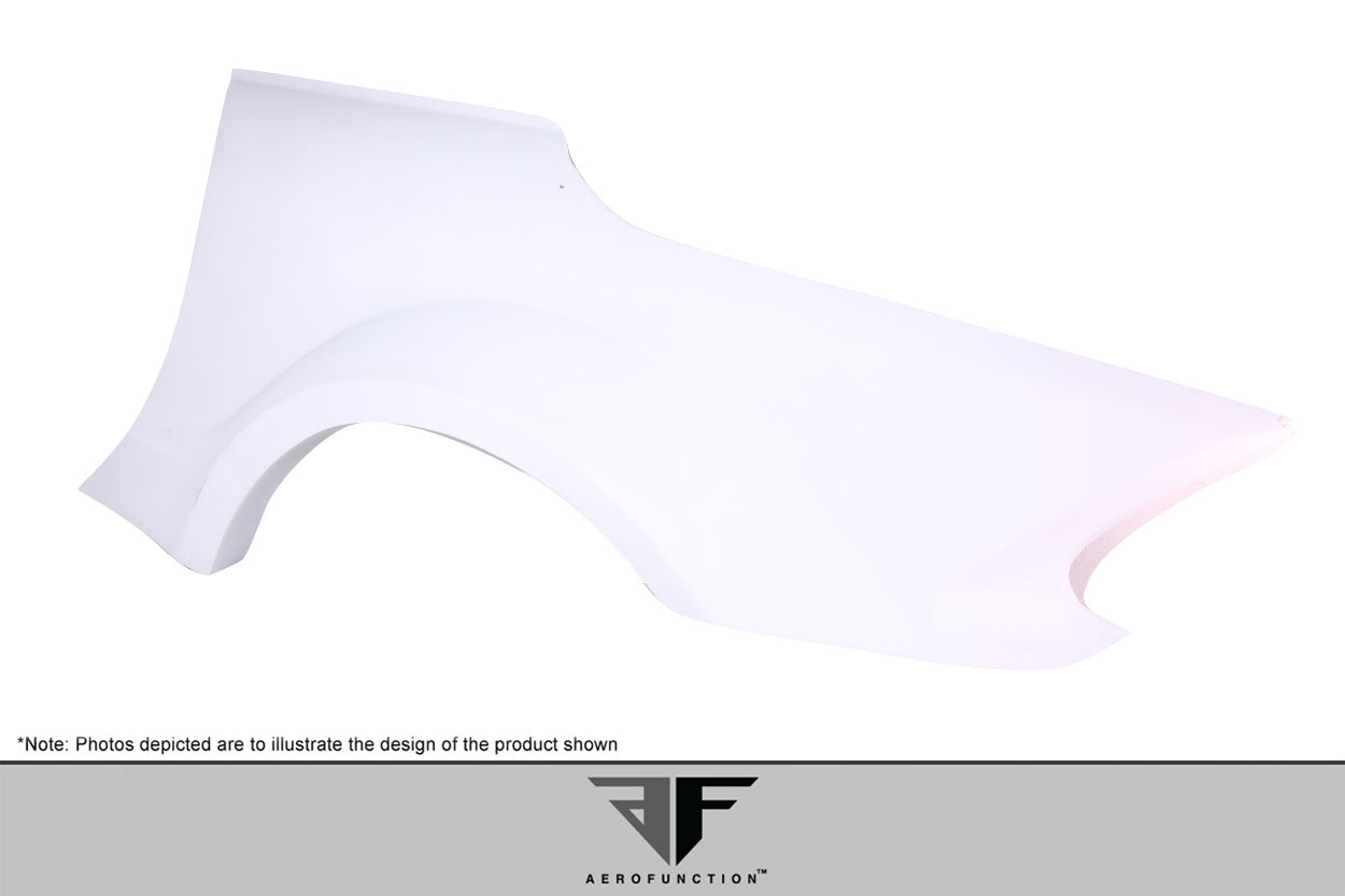 2003-2012 Mercedes SL Class R230 AF-Signature 1 Series Wide Body Conversion Rear Fenders ( GFK ) - 2 Piece