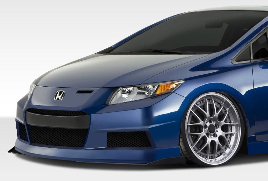 Universal Duraflex GT Concept Front Under Spoiler Air Dam Lip Splitters - 2 Piece (S)