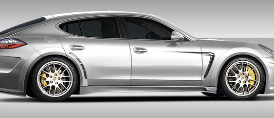 2010-2015 Porsche Panamera Duraflex Eros Version 4 Side Skirts
