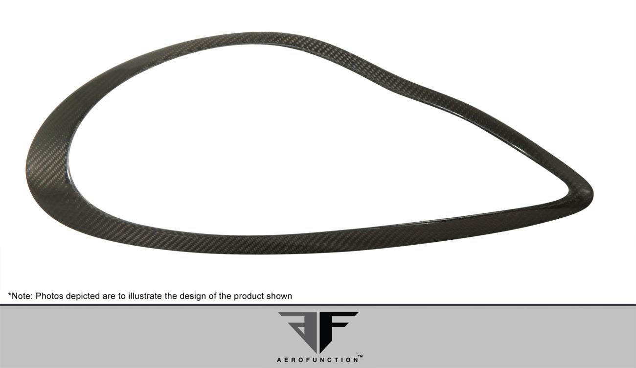 2010-2013 Porsche Panamera Carbon AF-1 Wide Body Eye Lids ( CFP ) - 2 Piece (S)
