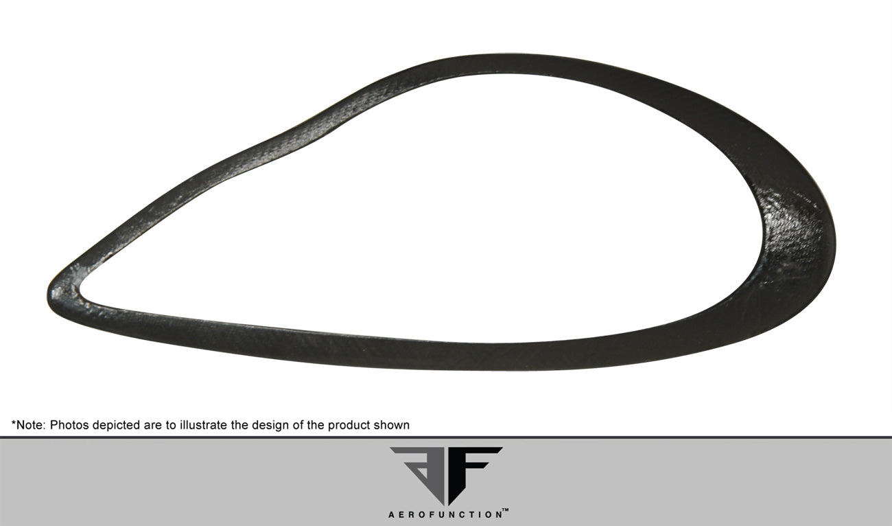 2010-2013 Porsche Panamera Carbon AF-1 Wide Body Eye Lids ( CFP ) - 2 Piece (S)