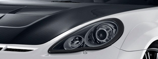 2010-2013 Porsche Panamera Carbon AF-1 Wide Body Eye Lids ( CFP ) - 2 Piece (S)