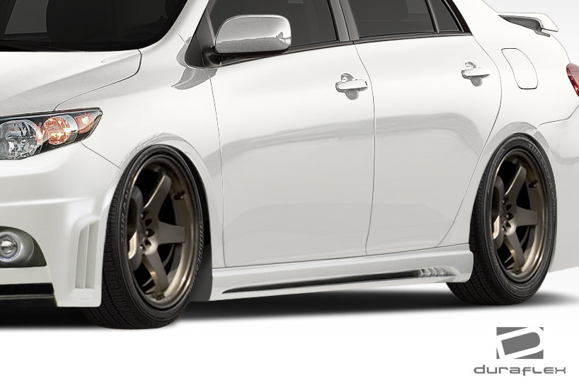 2009-2013 Toyota Corolla Duraflex W-1 Side Skirts