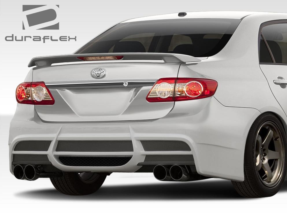 2011-2013 Toyota Corolla Duraflex W-1 Rear Bumper
